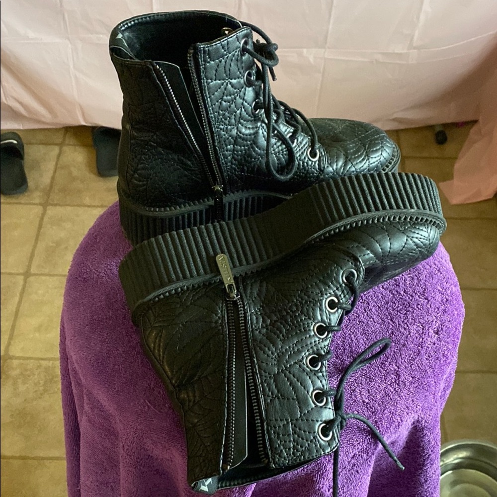 Killstar spiderweb combat boots - Picture 5 of 5